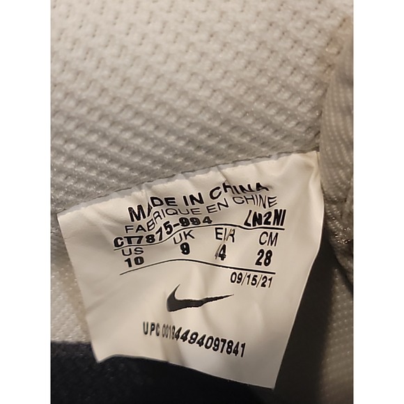 NIKE AIR FORCE 1 LOW ID NIKE BY YOU HD WHITE-BLACK SZ 10 [CT7875-994] Worn Once main image 6